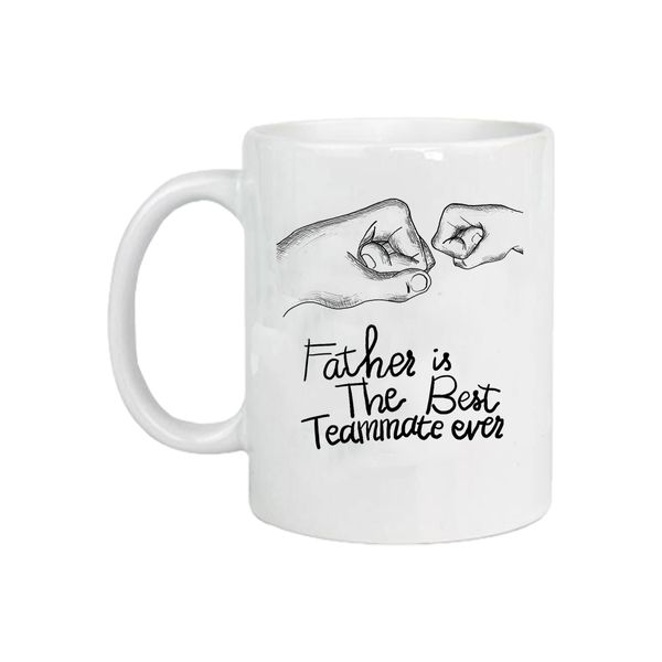 Father is The Best Teammate Ever Tasarım Kupa - KUPALAR & BARDAKLAR