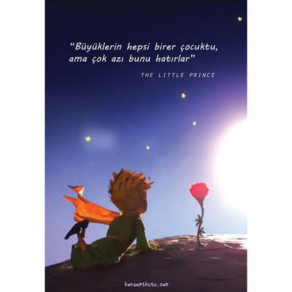 Little Prince Motto Kartı