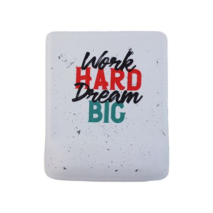 Work Hard Dikdörtgen Bilek Destekli Mousepad