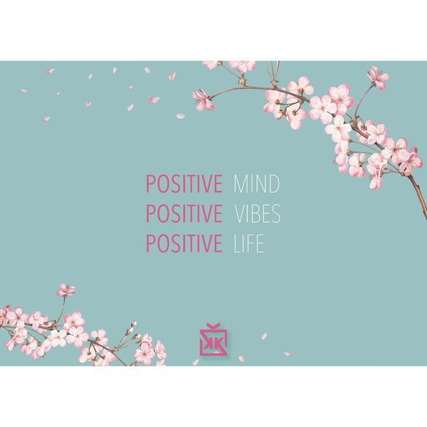 Positive Vibes Motto Kartı - MOTTO KARTLARI