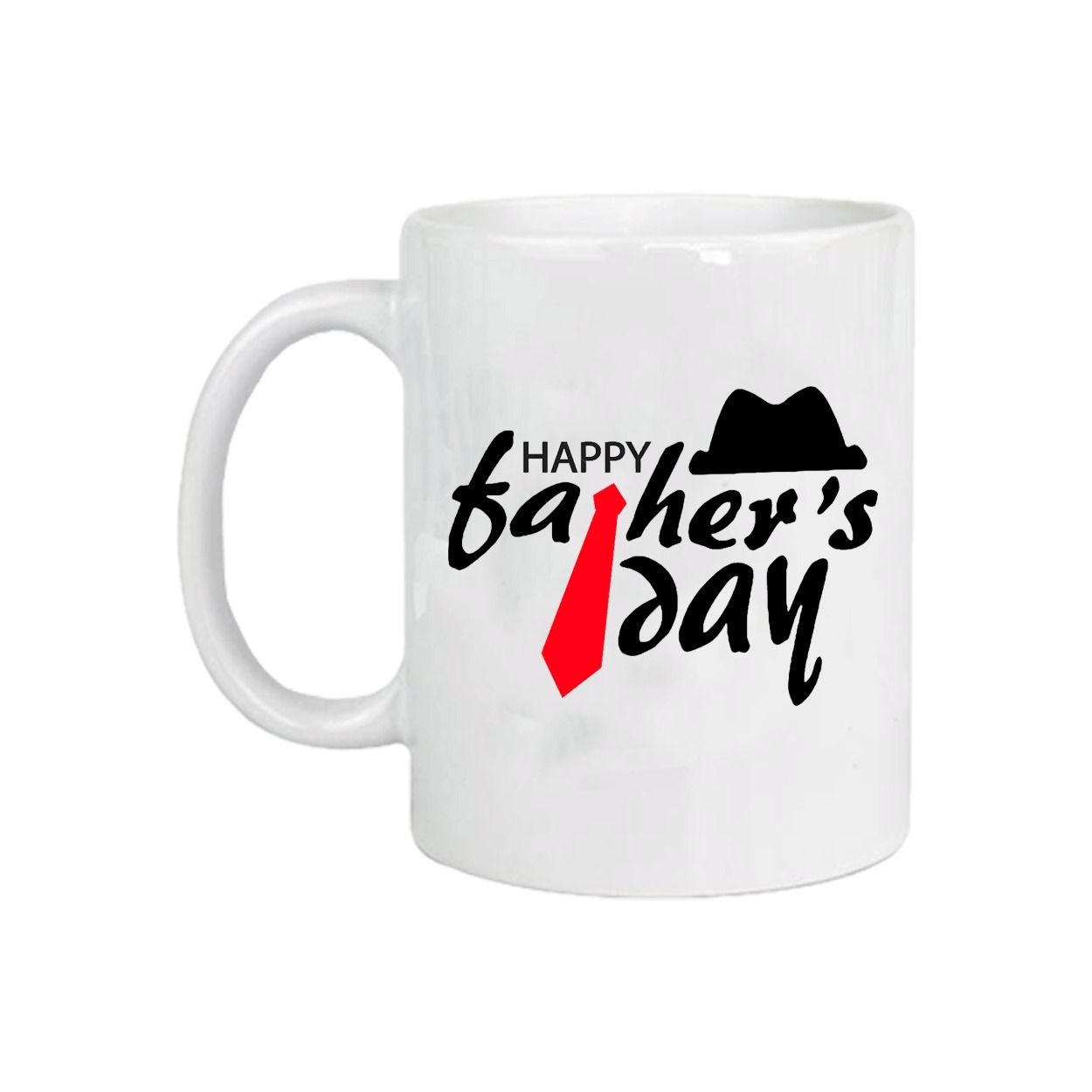 Happy Father's Day Tasarım Kupa - Çok Çalışan Babalar Günü Hediye Kutusu içinde