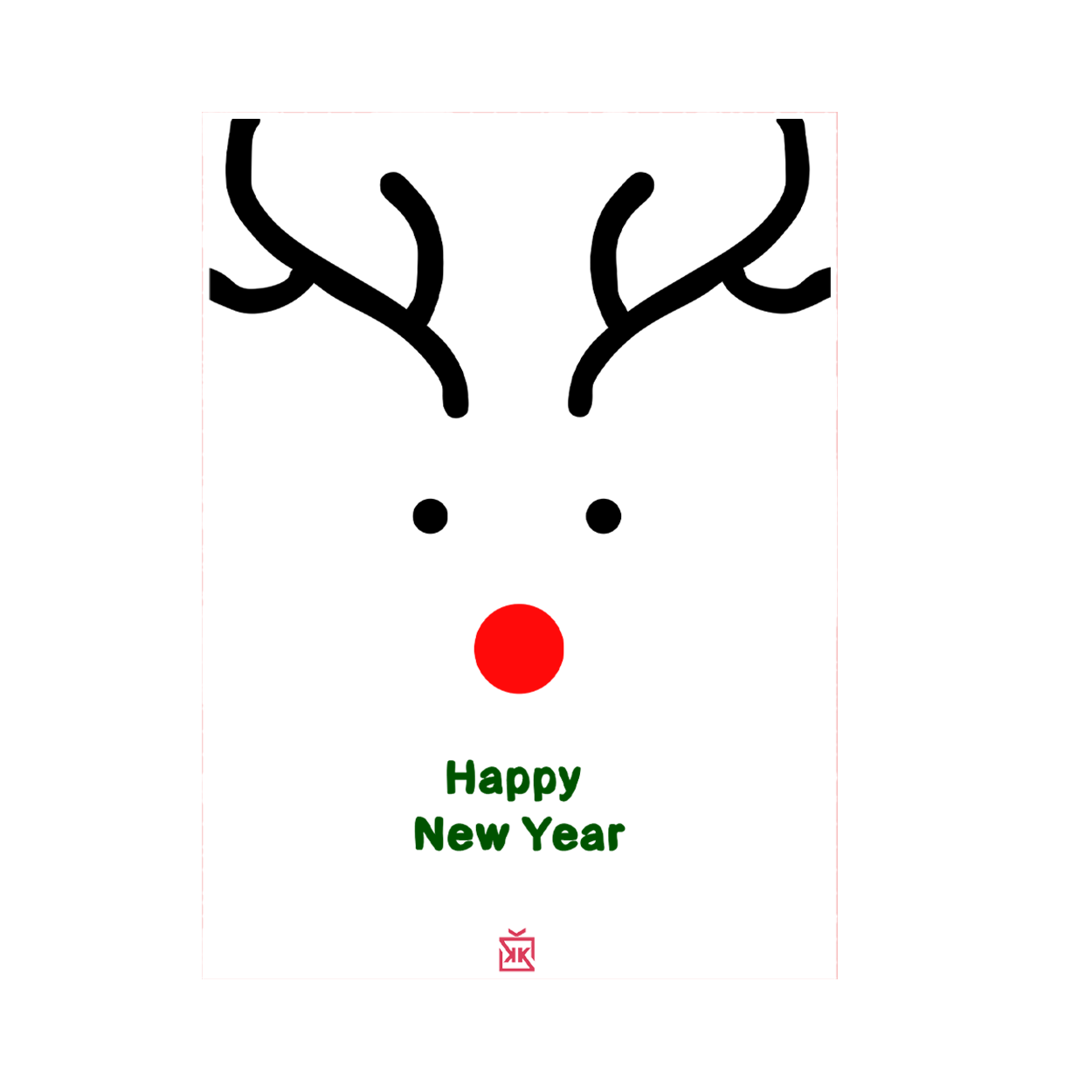 172518-geyik-silueti-happy-new-year-motto-karti