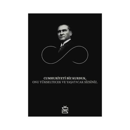 Cumhuriyeti Biz Kurduk Motto Kartı