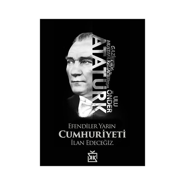 Cumhuriyeti İlan Edeceğiz Motto Kartı - MOTTO KARTLARI