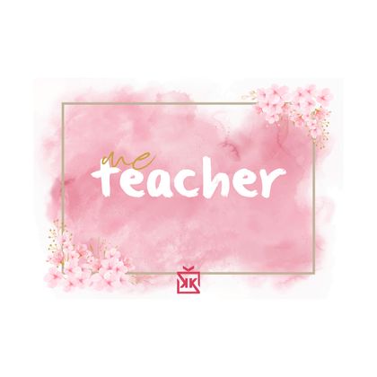 Me Teacher Motto Kartı Yatay