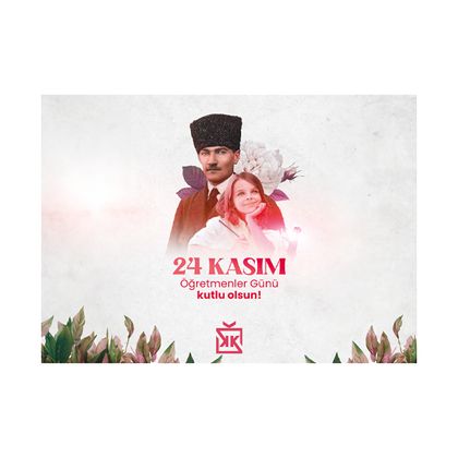 Canım Öğretmenim Motto Kartı Yatay
