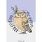 Be Brave Owl Motto Kartı - MOTTO KARTLARI