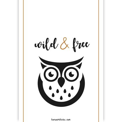 Wild&Free Motto Kartı