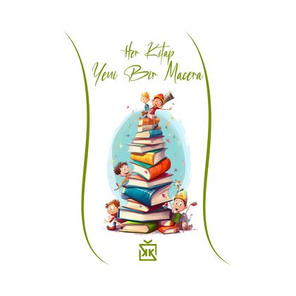 Her Kitap Yeni Bir Macera Motto Kartı