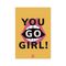You Go Girl Motto Kartı - Turunculu Kadınlar Günü Hediye Kutusu içinde