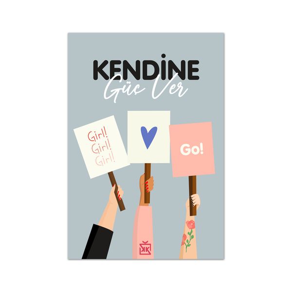 Kendine Güç Ver Motto Kartı - MOTTO KARTLARI