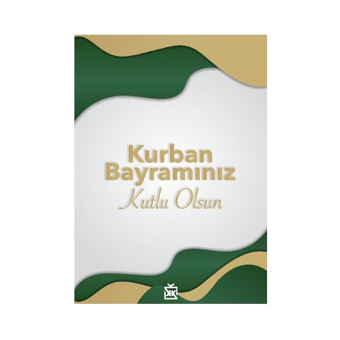 Kurban Bayramınız Kutlu Olsun Motto Kartı - MOTTO KARTLARI