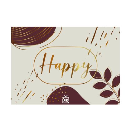 Happy Life Motto Kartı
