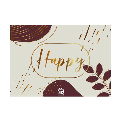 Happy Life Motto Kartı - MOTTO KARTLARI