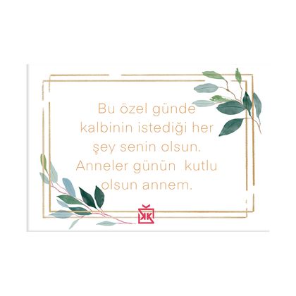 Anneler  Günün Kutlu Olsun Annem - Yatay