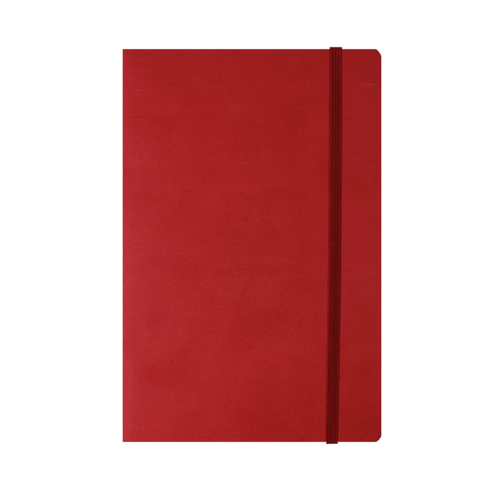 Soft Kırmızı Termo Deri Defter A5 - Kırmızı & Yeşil Noel Kutusu içinde