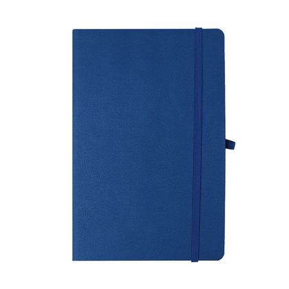 Soft Lacivert Termo Deri Defter A5