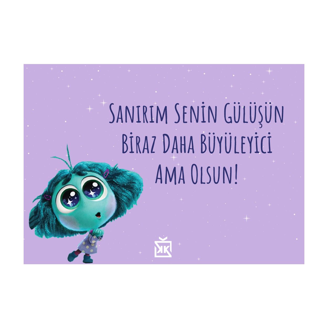 ... ama olsun! Gıpta Motto Kartı - Gıpta ile Ama Olsun Hediye Kutusu içinde