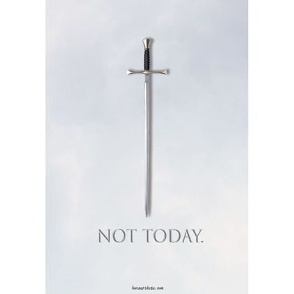 Not Today  Motto Kartı 