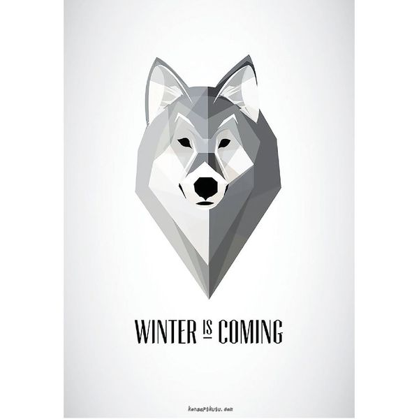 Winter is Coming Motto Kartı - MOTTO KARTLARI