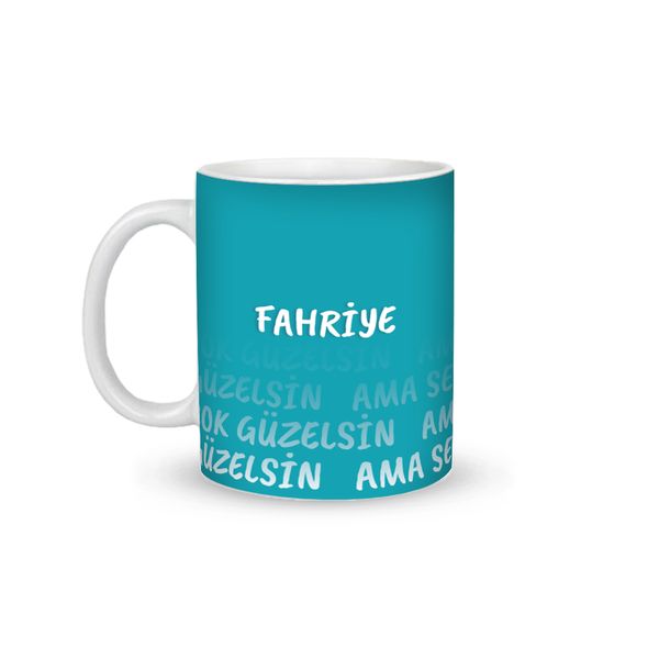 Ters Yüz Gıpta İsme Özel Baskılı Kupa - KUPALAR & BARDAKLAR (2)