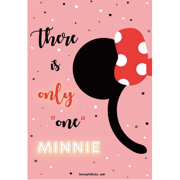There is only one Minnie Motto kartı - MOTTO KARTLARI