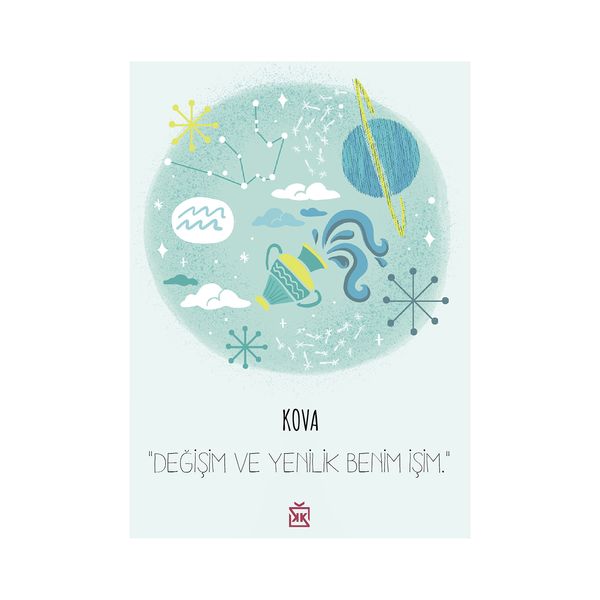 Kova Burcuyum Motto Kartı - MOTTO KARTLARI