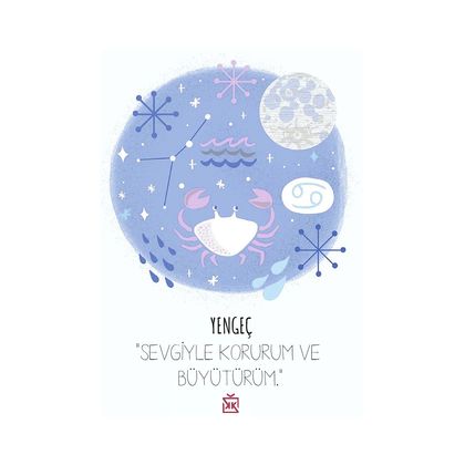 Yengeç Burcuyum Motto Kartı