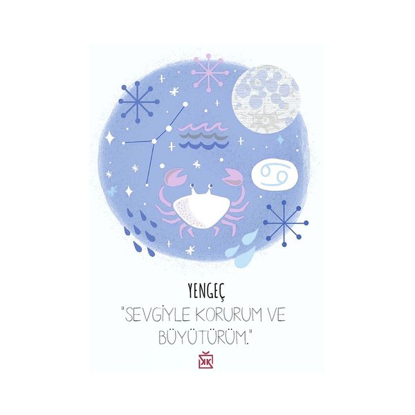 Yengeç Burcuyum Motto Kartı - MOTTO KARTLARI