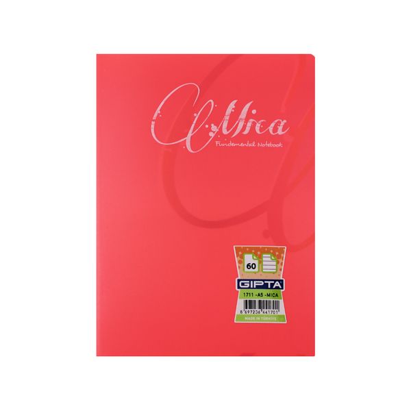 Nar Çiçeği Çizgili A5 defter - DEFTERLER