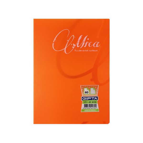 Turuncu Çizgili A5 Defter  - DEFTERLER