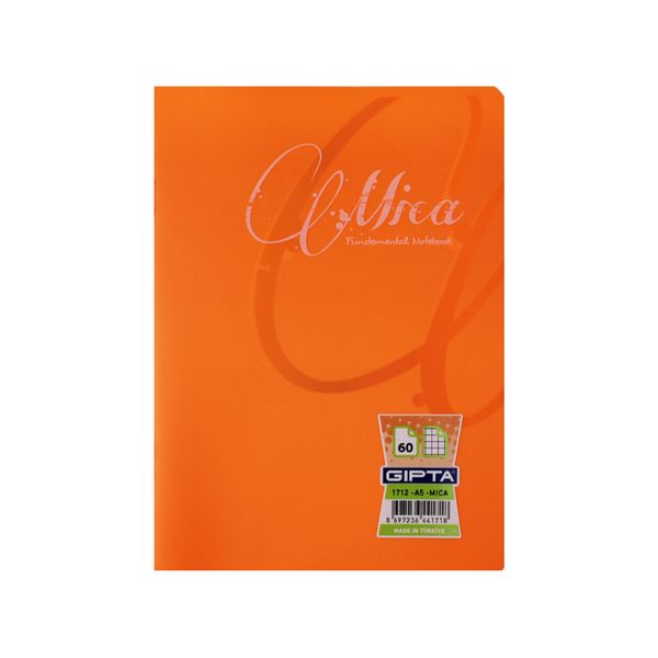 Turuncu Kareli A5 Defter  - DEFTERLER