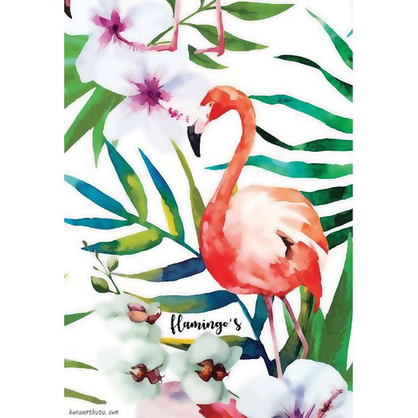 Flamingo Motto Kartı - MOTTO KARTLARI