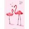 "Flamingo Love" Motto Kartı - MOTTO KARTLARI