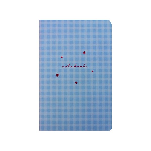 Matt Notebook Mavi Pötikare Desenli A6 Mini Not Defteri - DEFTERLER