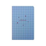 Matt Notebook Mavi Pötikare Desenli A6 Mini Not Defteri
