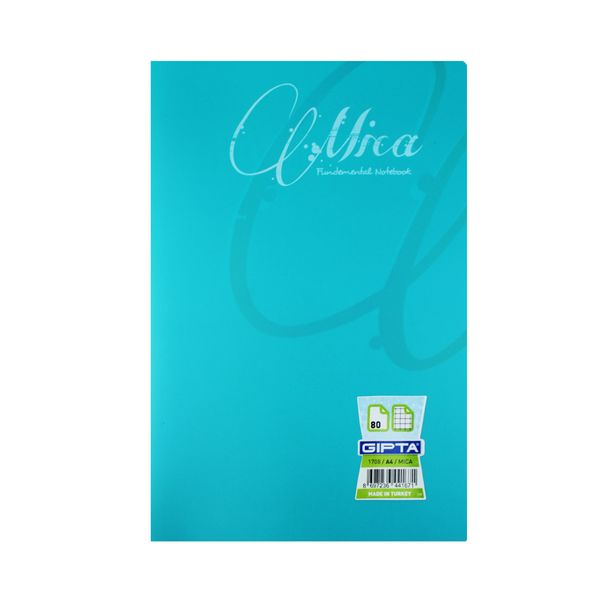 Su Yeşili Kareli A4 Defter - DEFTERLER