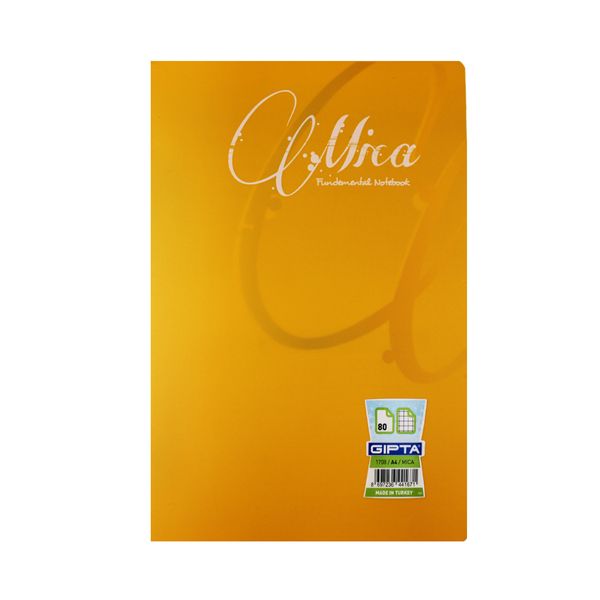 Turuncu Kareli A4 Defter - DEFTERLER
