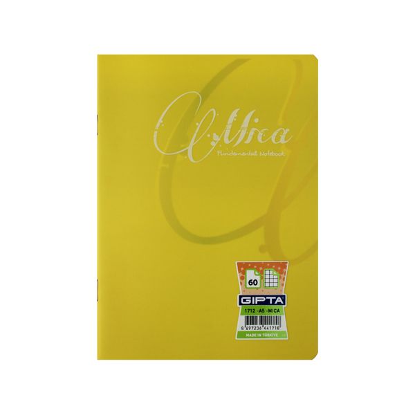 Sarı Kareli A5 Defter - DEFTERLER