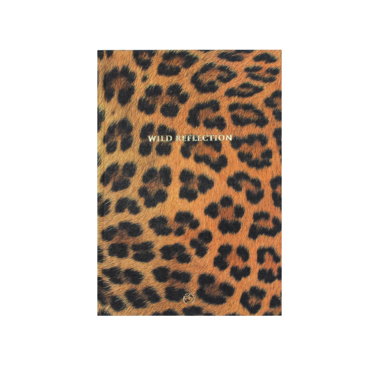Leopar Desenli Kumaş Kapaklı Defter - Alpha Kadın Hediye Kutusu içinde