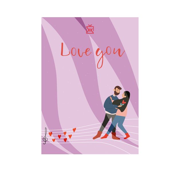 Love You Motto Kartı - MOTTO KARTLARI