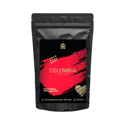 Fırça Efektli Kırmızı Colombia Kahve 50 Gr.