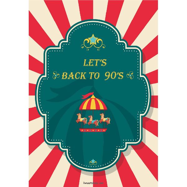 "Back to 90's" Motto Kartı - MOTTO KARTLARI