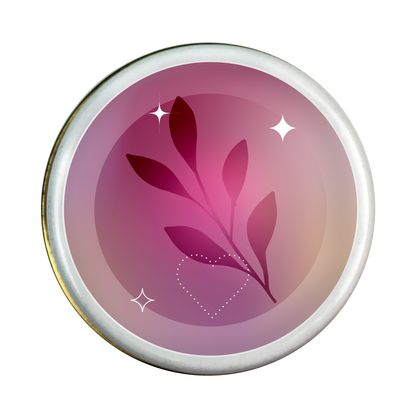 Pembe Işıltılı Teneke Mum