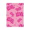Pembe Love Yazılı Motto - MOTTO KARTLARI