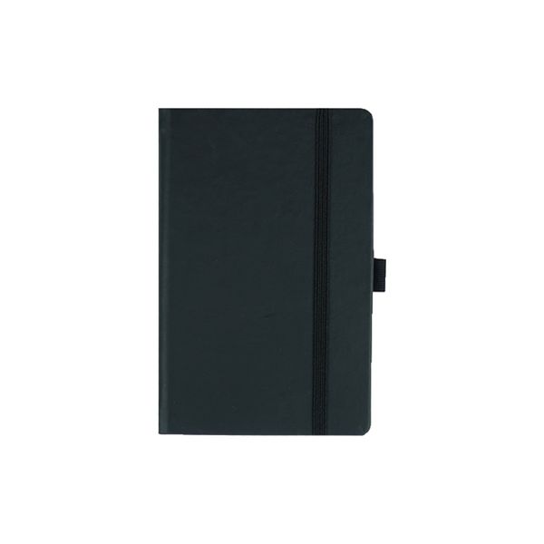 Siyah Termo Deri A6 Defter - DEFTERLER