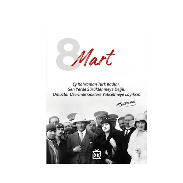 Kahraman Türk Kadını Motto Kartı - MOTTO KARTLARI