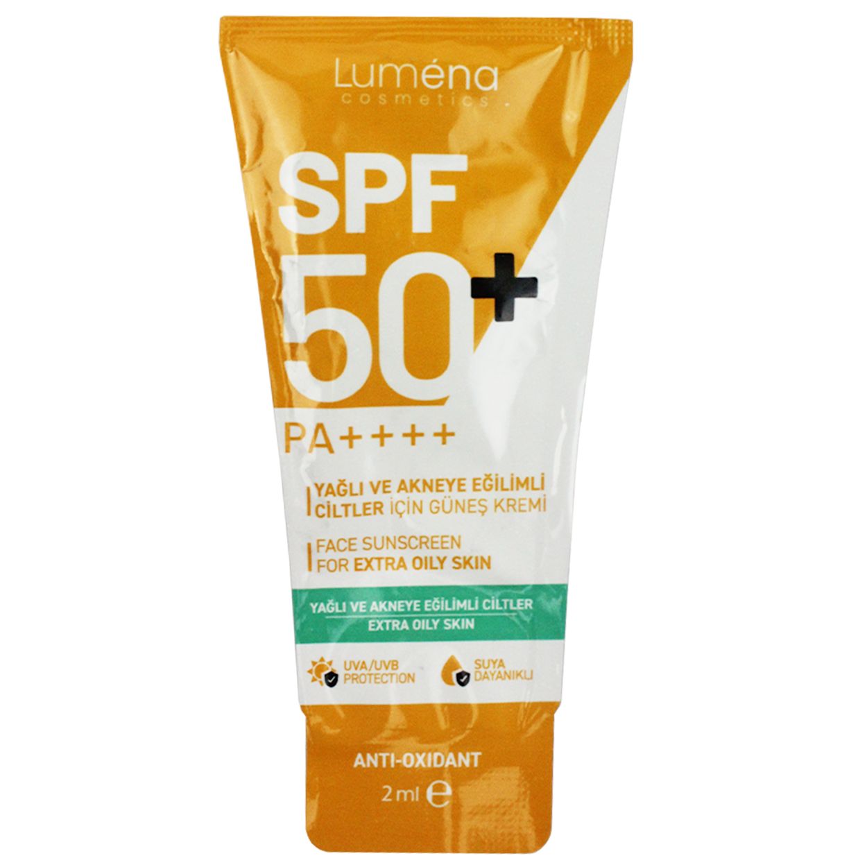 SPF 50+ Akneye Karşı Güneş Kremi 2ml - 19 Mayıs Spor & Motivasyon Kutusu içinde