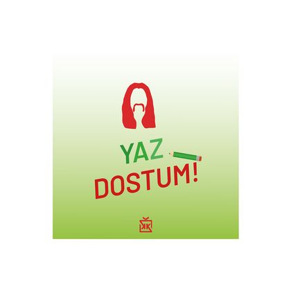 Yaz Dostum Taş Bardak Altlığı