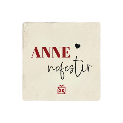 Anne Nefestir Taş Bardak Altlığı